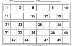 1 50 Number Charts To Print Activity Shelter Free Printable Tracing