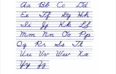 11 Cursive Writing Templates Free Samples Example Format Download