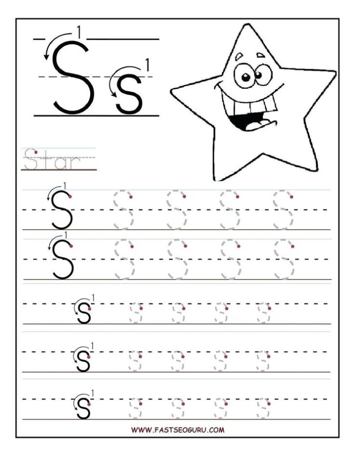 Free Traceable Letters For Preschoolers