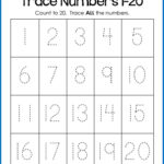 4 Preschool Worksheets 1 20 Number 1 Count And Circle The Rect Number