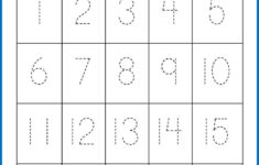 4 Preschool Worksheets 1 20 Number 1 Count And Circle The Rect Number