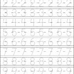 8 Best Number Tracing Printable Worksheets Printablee