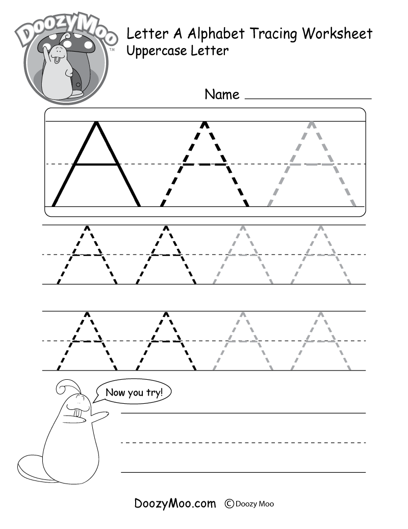 Aa Tracing Worksheets AlphabetWorksheetsFree