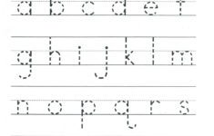 ABC Tracing Sheets For Preschool 101 Activity