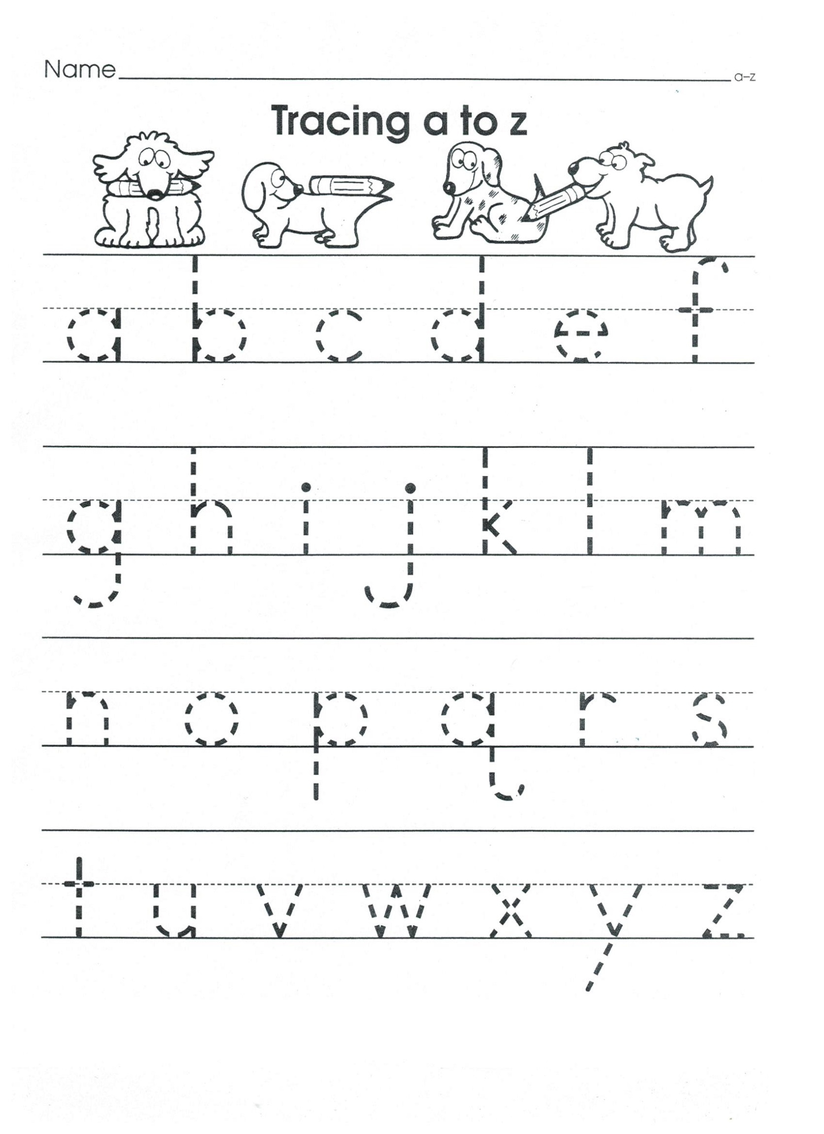 ABC Tracing Sheets For Preschool 101 Activity