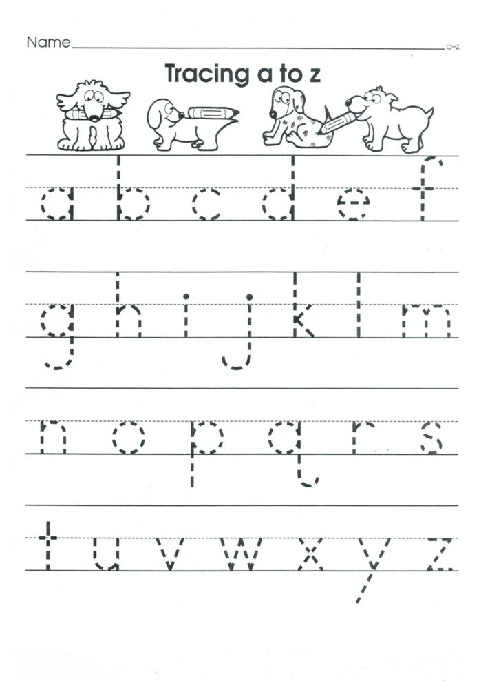 ABC Tracing Worksheets Preschool