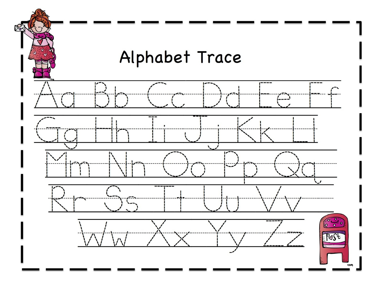 Printable ABC Tracing Tracing Worksheets