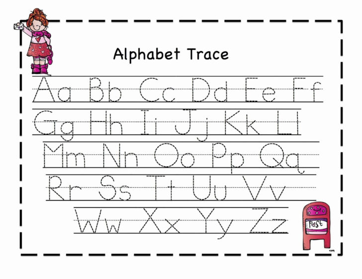 ABC Tracing Worksheets Big