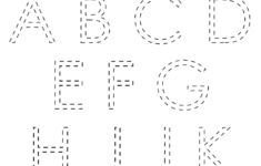 Alphabet Tracer Pages For Kids Activity Shelter