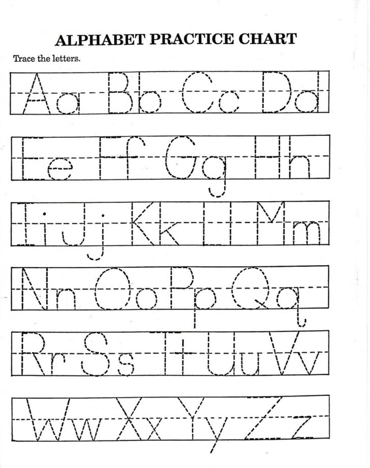 ABC Letter Tracing For Preschoolers