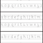 Alphabet Tracing Lowercase Letters TracingLettersWorksheets