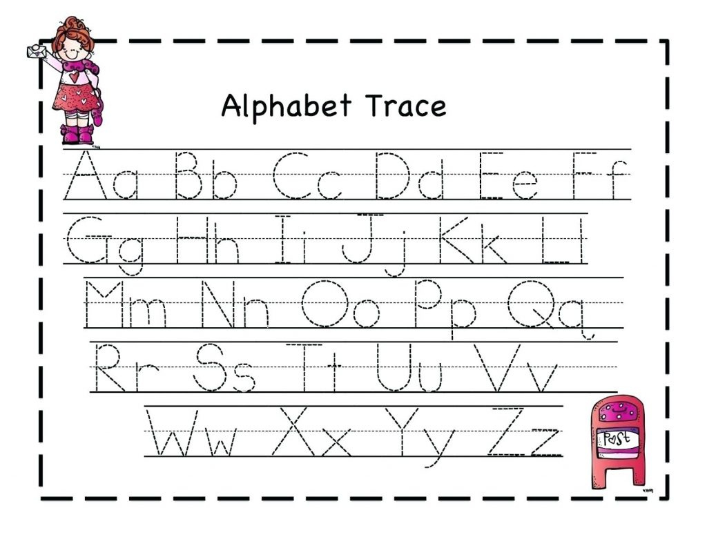 Alphabet Tracing Worksheets For 4 Year Olds AlphabetWorksheetsFree