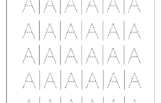 Alphabet Tracing Worksheets Printable English Capital Letter Tracing