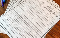 Bible Verse Tracing Pages Printable Alphabet Worksheets Etsy