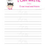 Body Parts Tracing Worksheets For Kids Kidpid