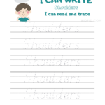 Body Parts Tracing Worksheets For Kids Kidpid