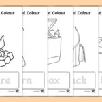 Camping Trace And Colour Worksheets Teacher Made
