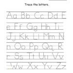 Capital And Lowercase Letters Tracing Worksheets