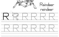 Coloring Alphabet Tracers R