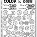 Coloring Coins Worksheet Coloring Worksheets