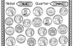 Coloring Coins Worksheet Coloring Worksheets
