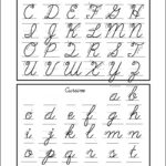 Cursive Alphabet Free Printable AlphabetWorksheetsFree