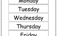 Days Of The Week Tracing Worksheets Name Tracing Generator Free
