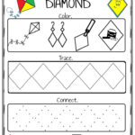 Diamond Worksheet Shape Worksheets For Preschool Shapes Worksheets