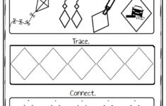 Diamond Worksheet Shape Worksheets For Preschool Shapes Worksheets