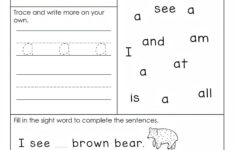 Dolche Sight Word Tracing Worksheets Name Tracing Generator Free