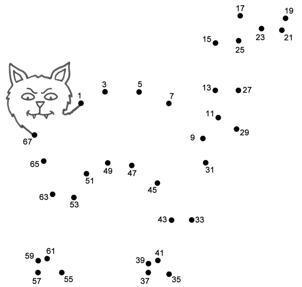 Dot To Dots Pictures Tracing Activities 101 Printable Tracing Worksheets