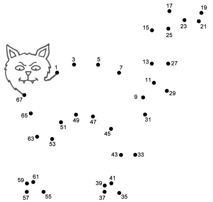 Dot To Dots Pictures Tracing Activities 101 Printable Tracing Worksheets
