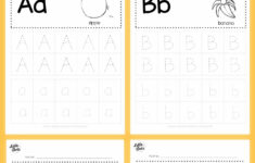 Download Free Alphabet Tracing Worksheets For Letter A To Z Suitable
