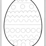 Easter Egg Trace Worksheet Preschoolplanet