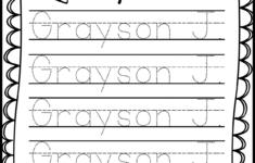 Editable Name Tracing Preschool AlphabetWorksheetsFree