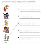 Family Members Worksheet Family Worksheet English Worksheets For