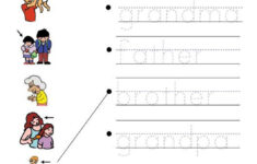 Family Members Worksheet Family Worksheet English Worksheets For