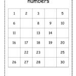 Fill In The Missing Numbers 1 30 Worksheets Free Printables