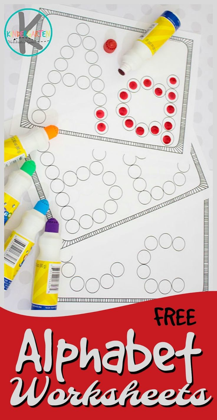 FREE Alphabet Worksheets These Simple Abc Worksheets Are A Great 