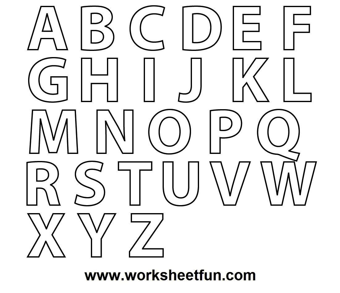 Printable Letters A To Z Tracing Worksheets