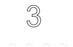 Free Kindergarten Math Worksheets Number Three 3