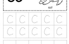 Free Letter C Tracing Worksheets Little Dots Education Preschool