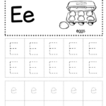 Free Letter E Tracing Worksheets