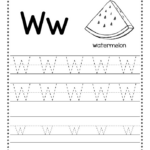 Free Letter W Tracing Worksheets