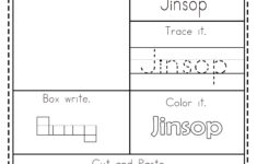 Free Name Tracing Worksheets For Preschool Free Printables