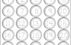 Free Number Tracing Worksheet 1 To 30 Made By Teachers