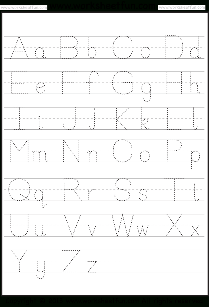 free printable abc tracing pages Tracing Worksheets