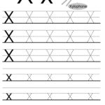 Free Printable Letter X Tracing Worksheets Dot To Dot Name Tracing