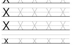Free Printable Letter X Tracing Worksheets Dot To Dot Name Tracing