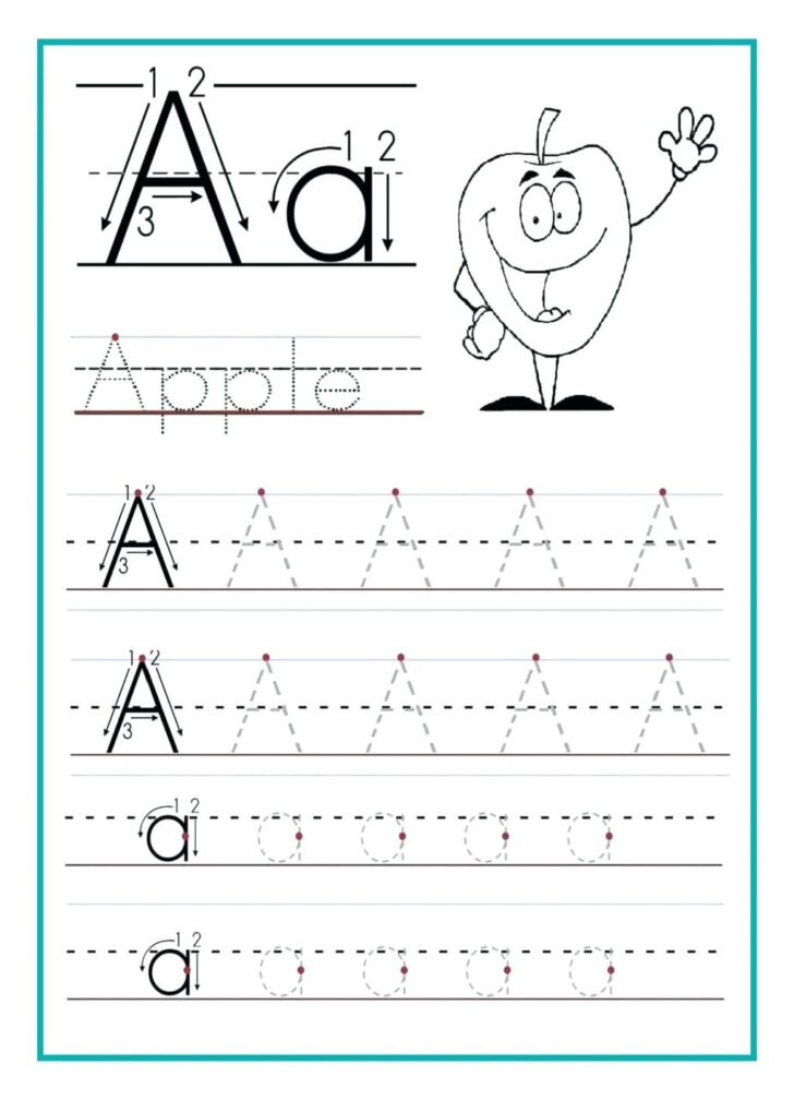 ABC Tracing Practice Printables Preschool